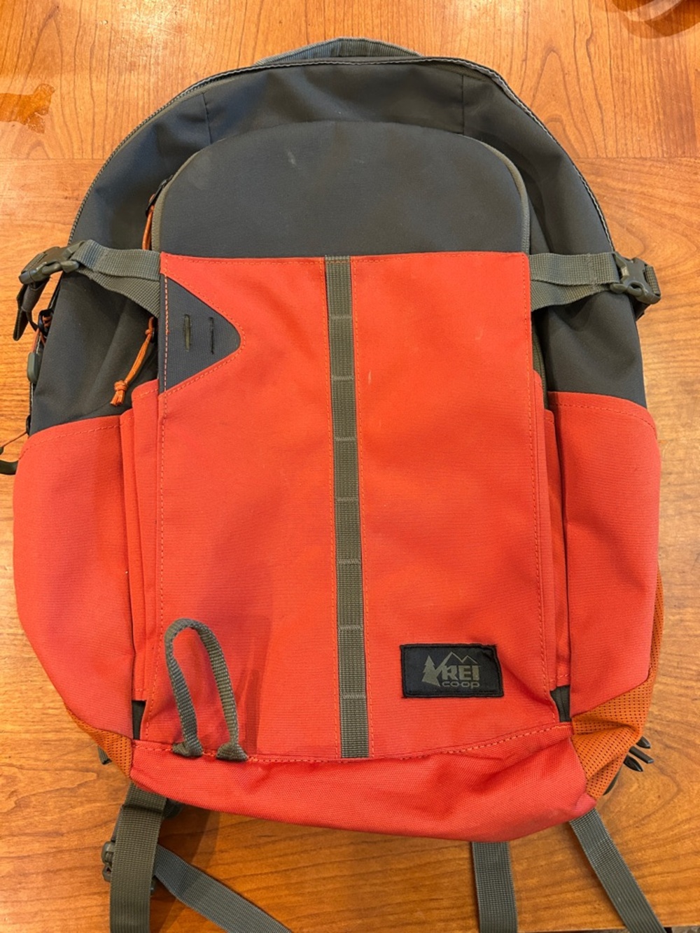 REI Co-op orange & green Workload Pack